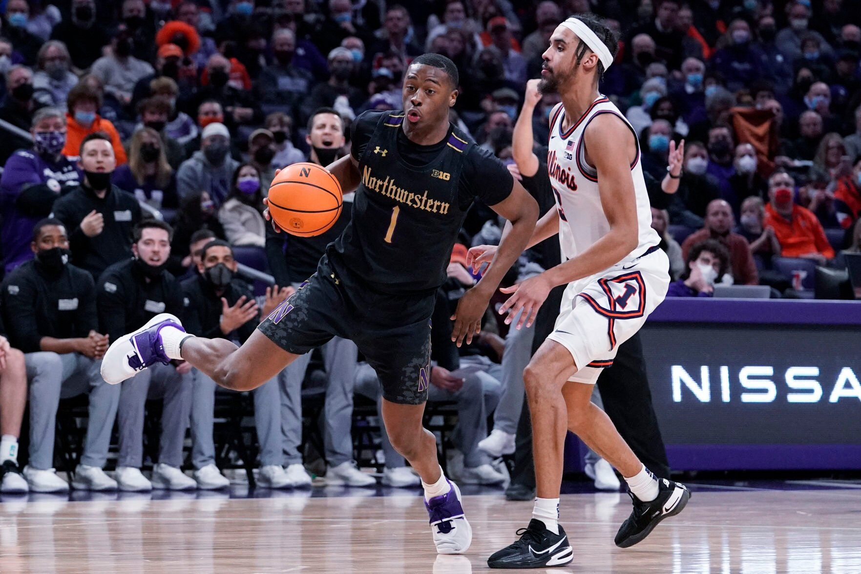 Illinois Northwestern Basketball